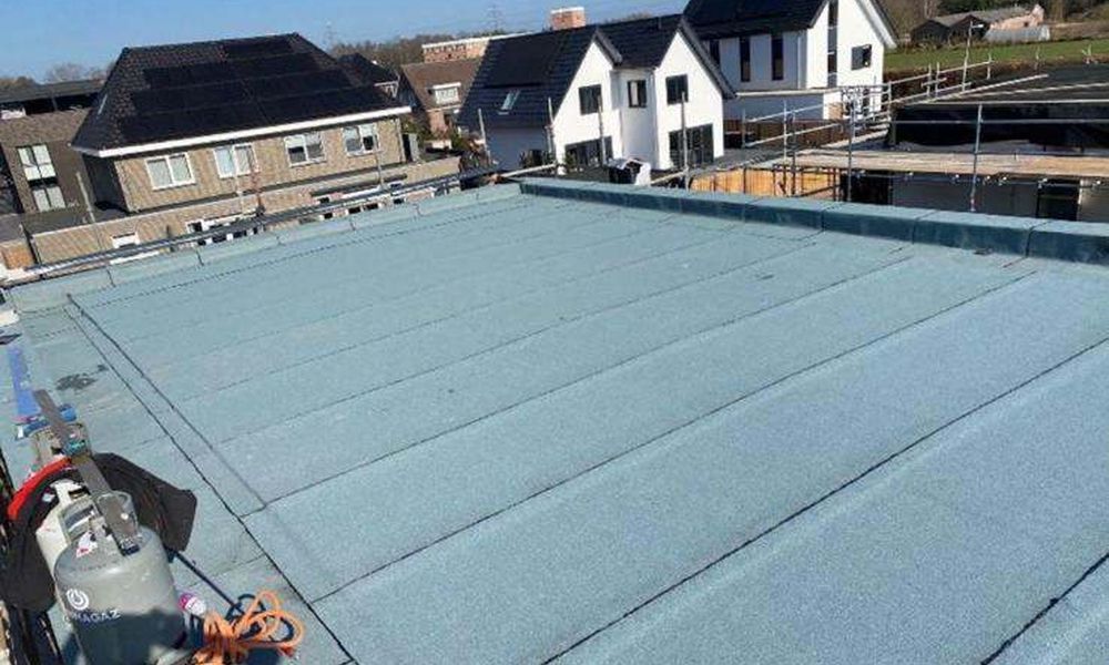 Nieuwe laag bitumen